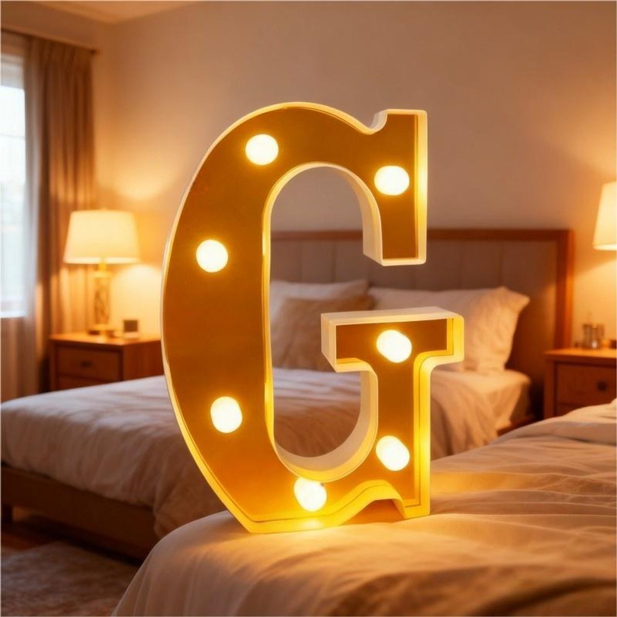 GENERICO - Letras Decorativas Con Luces Led «G»