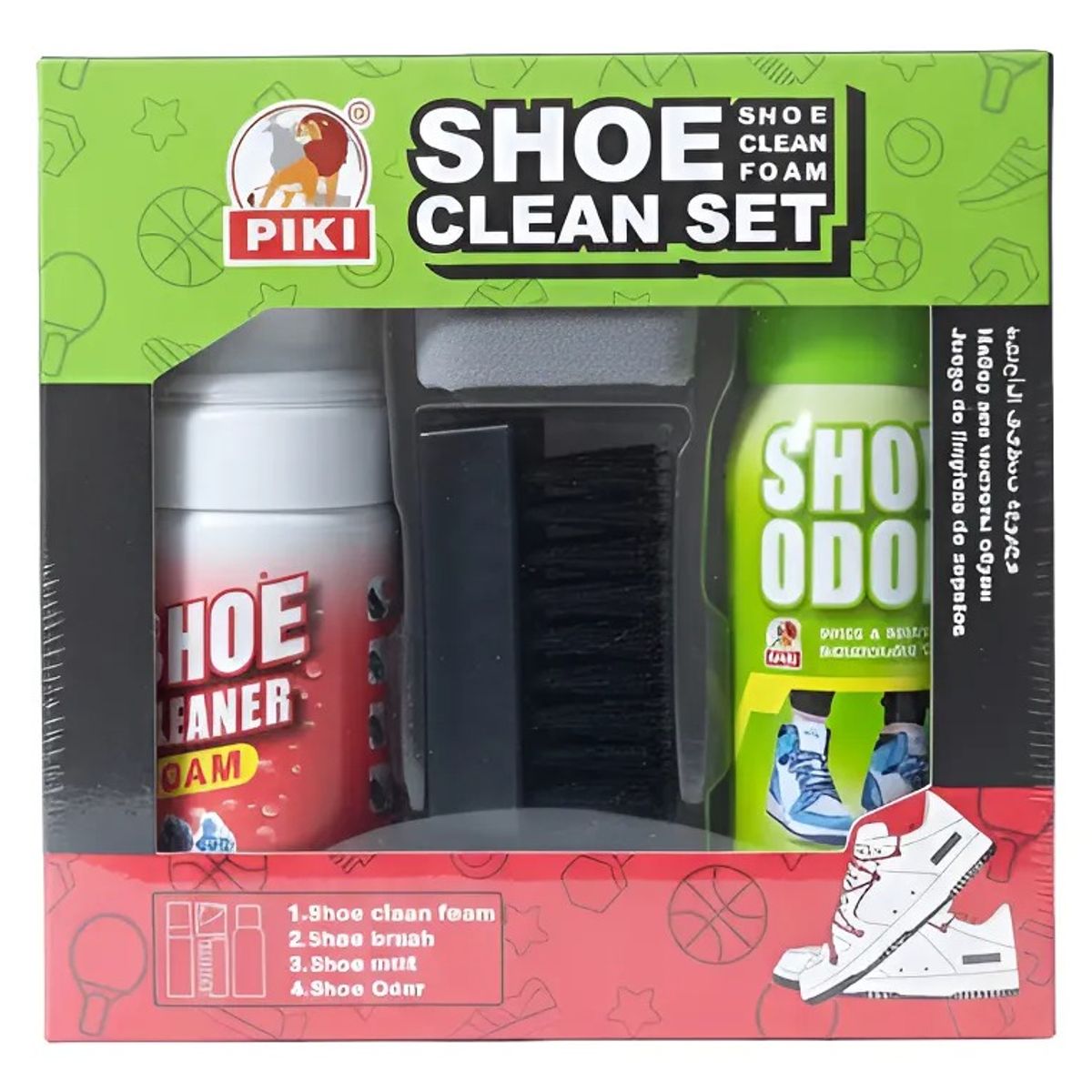 GENERICO - KIT Limpiador de Calzado Zapatillas