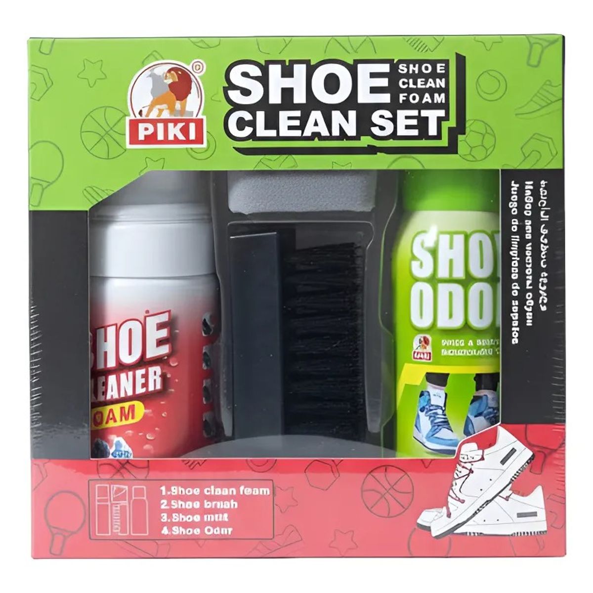 GENERICO - KIT Limpiador de Calzado Zapatillas