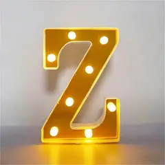 GENERICO - Letras Decorativas Con Luces Led «Z»