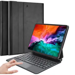 PUREPOWER - Funda Teclado de Español para iPad 10.9 10ª y iPad A16-Negro