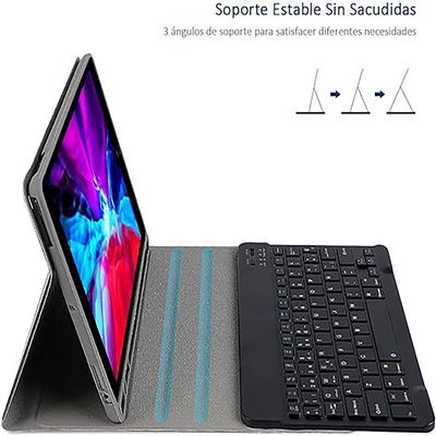 Imagen 2 del producto Funda Teclado de Español para iPad 10.9 10ª y iPad A16-rosa