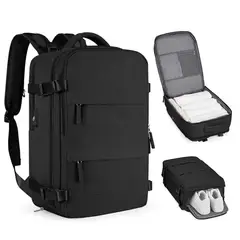 BITART - Mochila De Viaje Grande Multifuncional negro