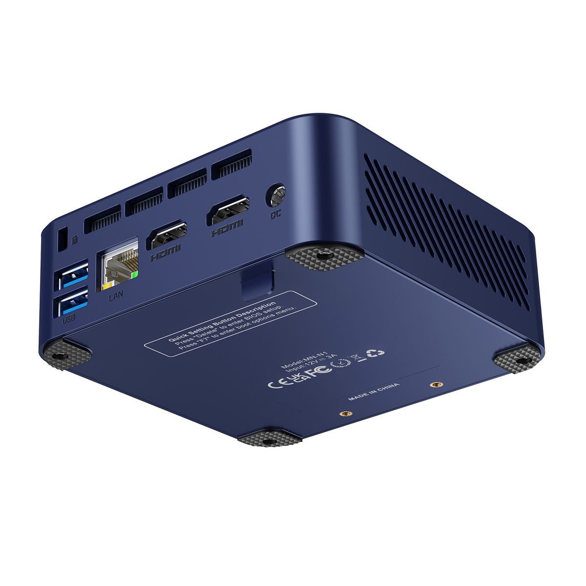 RENVMEXY - Mini PC con Salida Dual 4K, Wi-Fi 6 y Almacenamiento Ampliable