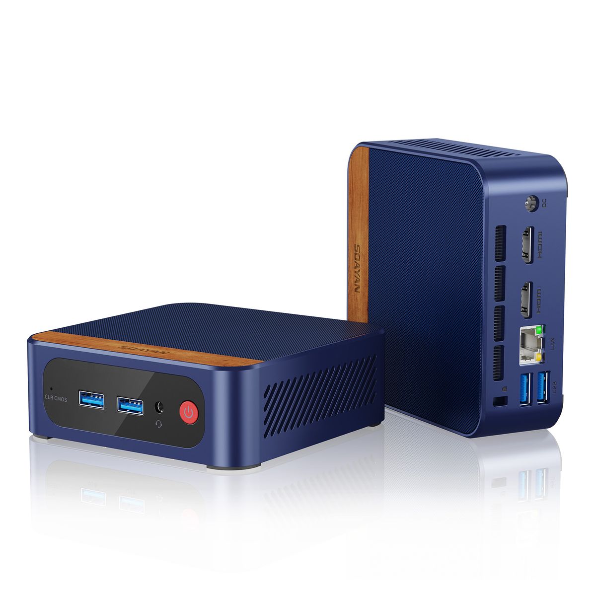 RENVMEXY - Mini PC con Salida Dual 4K, Wi-Fi 6 y Almacenamiento Ampliable