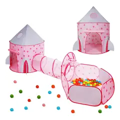 EVERSO - 3 En 1 Tent Con Tunnel Tent Juguete Plegable Infantil Niños