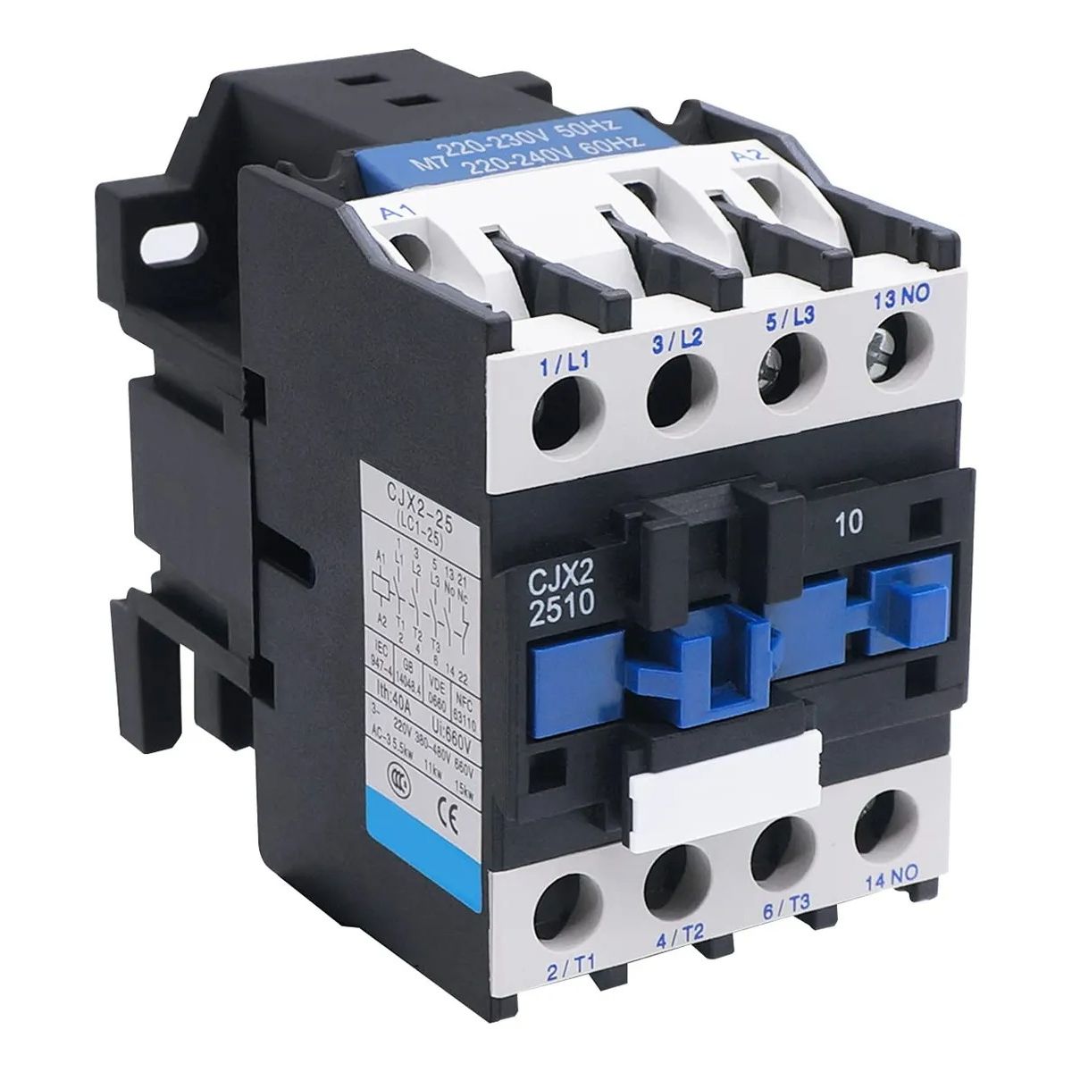 GENERICO - Contactor 25a Trifásico Bobina 220v 1na Cjx2-2510