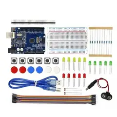 KINDA NICE - Kit Inicial Arduino Uno Compatible Básico Principiante