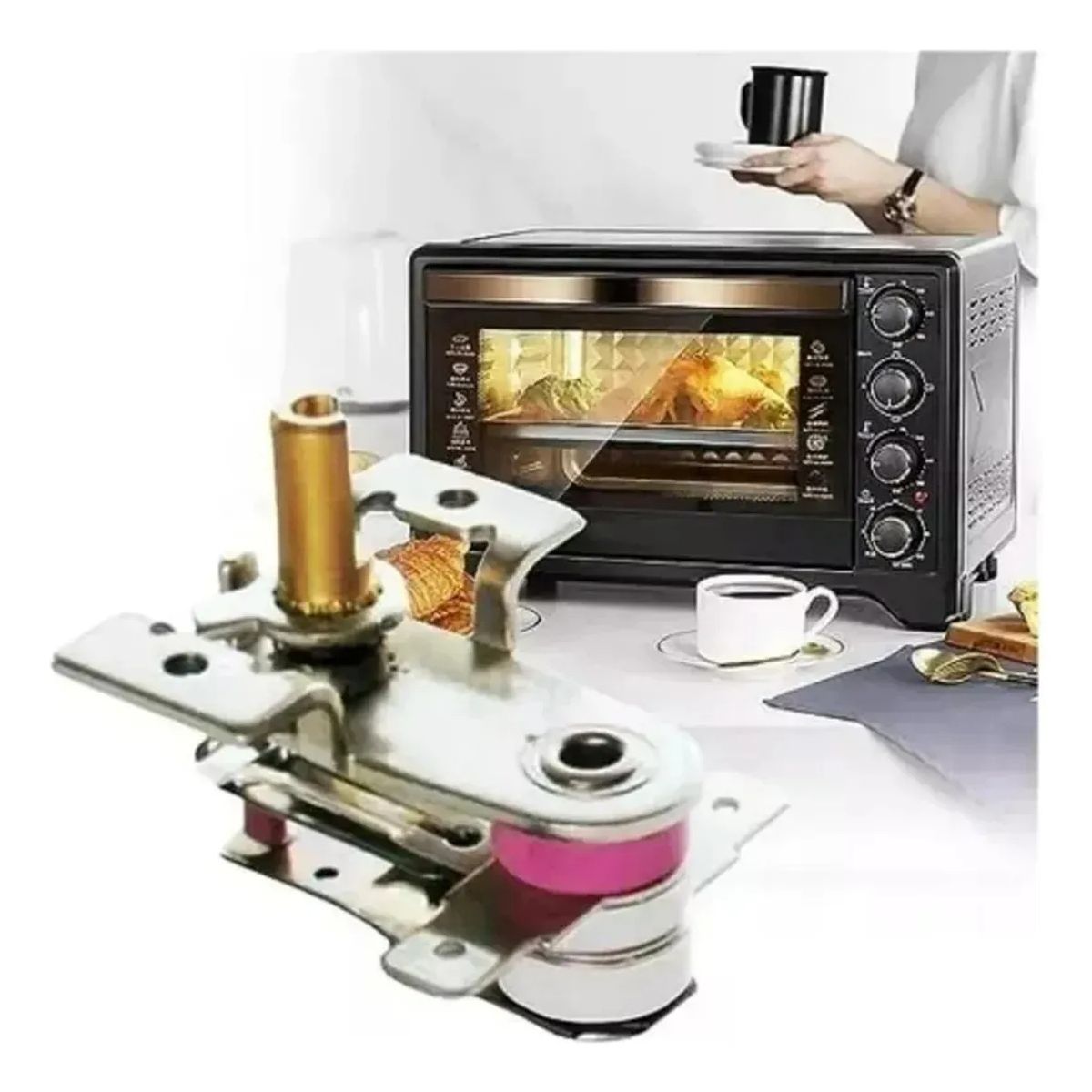 GENERICO - Termostato Para Horno Electrico De 0 A 250 Grados 16 Amperes