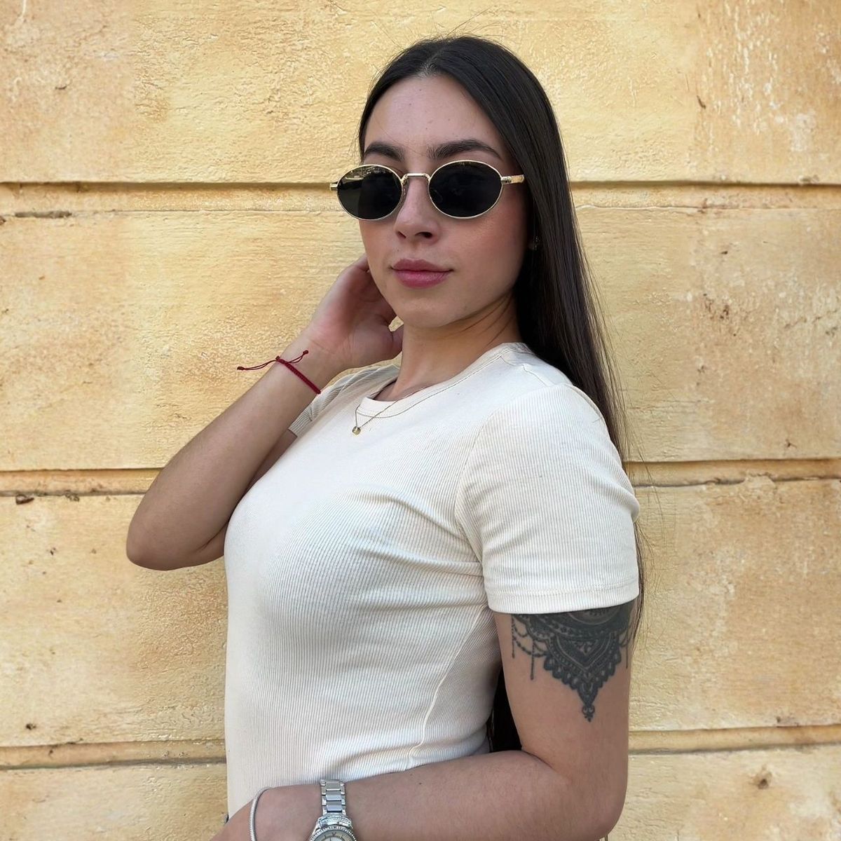 GENERICO - Lentes Gafas De Sol Vintage Retro Uv400 Estilo Prada