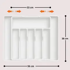 VALSUS - Organizador cubiertos extensible para cajon