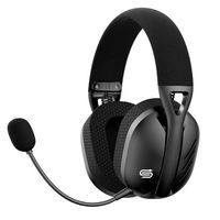 Audífonos Inalámbricos Krait Bluetooth USB 2.4 GHz Jack 3.5 Negro Negro