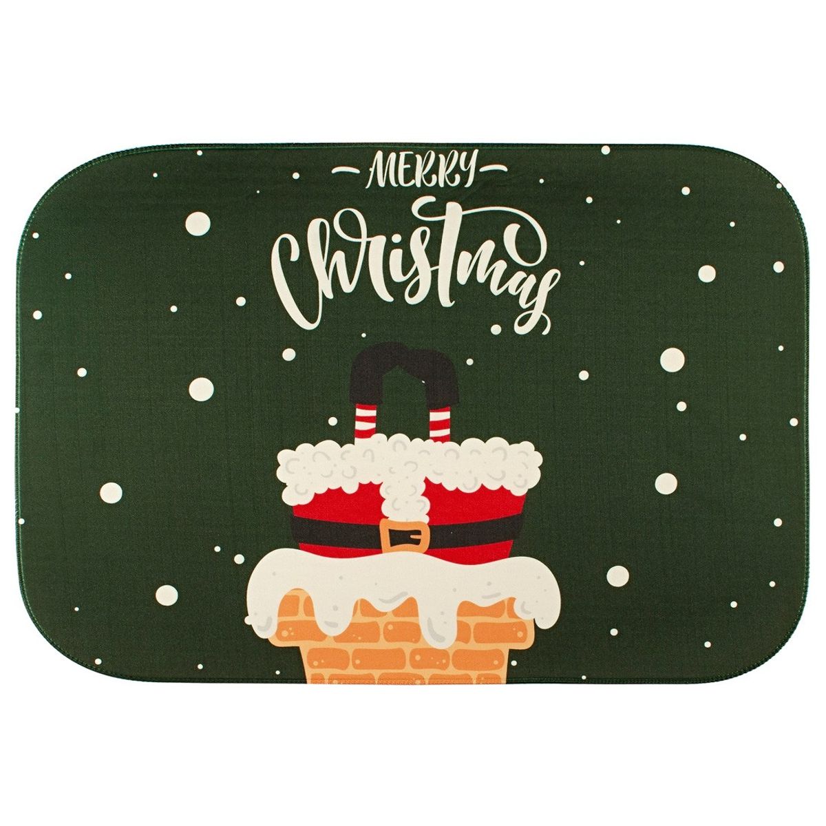 GENERICO - Alfombra Navidad  Decoración Navidad Tapete Limpia Pies 40x60