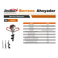 GENERICO - Barreno Ahoyador EA-2052