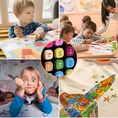 GENERICO - Plumones Rotuladores 80 Unidades Doble Punta