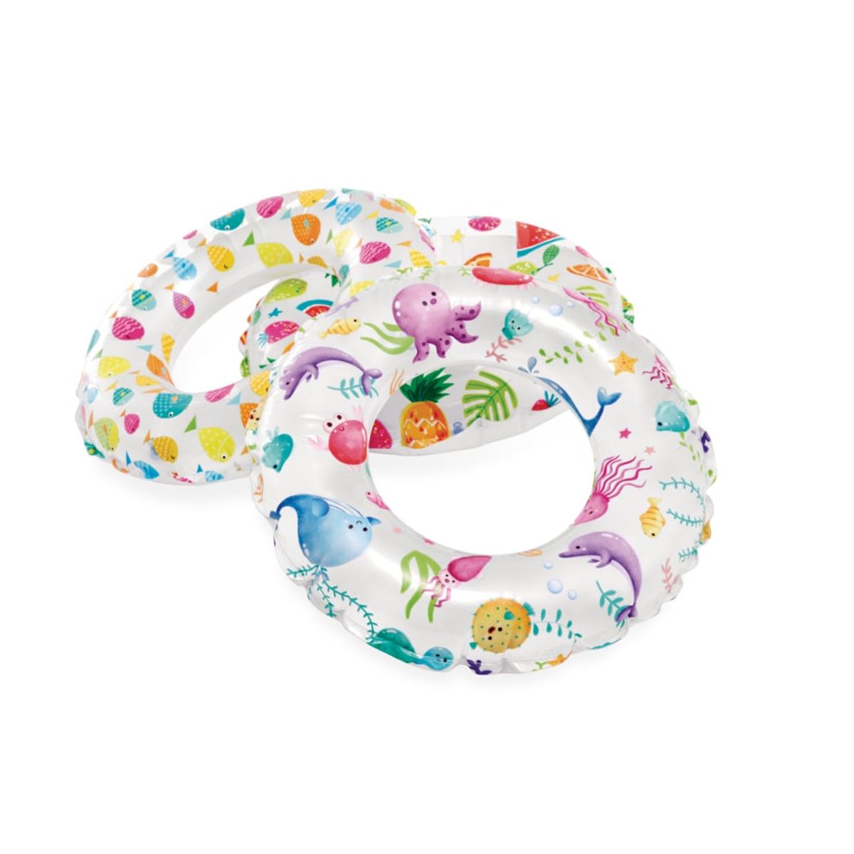 INTEX - Flotador Inflable Infantil Anillo Multicolor  51 cm Surtido