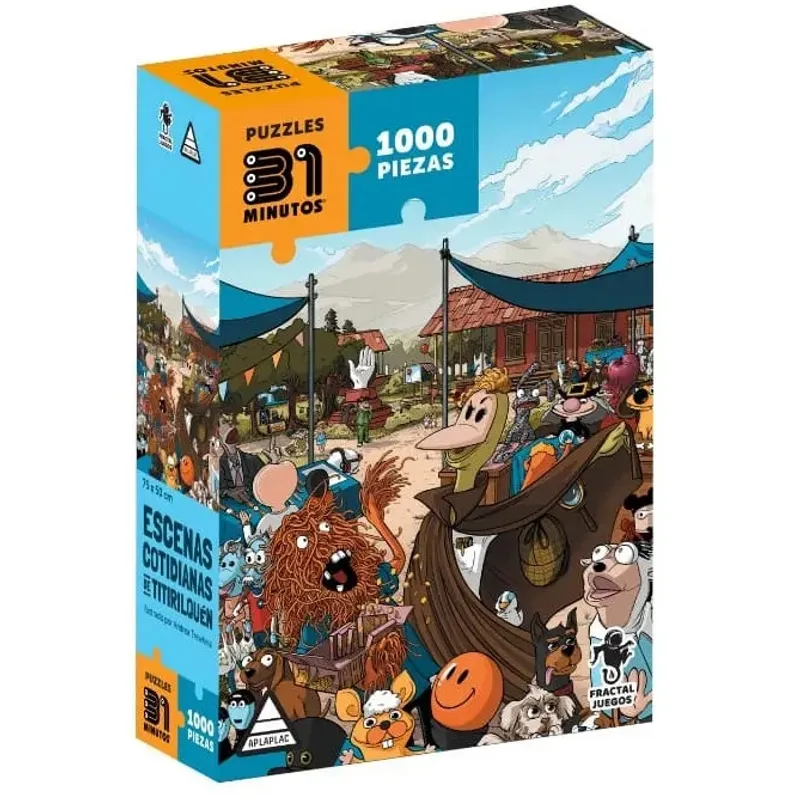 FRACTAL - FRACTAL 31 MINUTOS PUZZLE 1000 PIEZAS ESCENAS COTIDIANAS DE