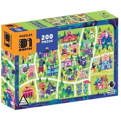 FRACTAL - 31 MINUTOS PUZZLE 200 PIEZAS TITIRILQUEN A ESCALA