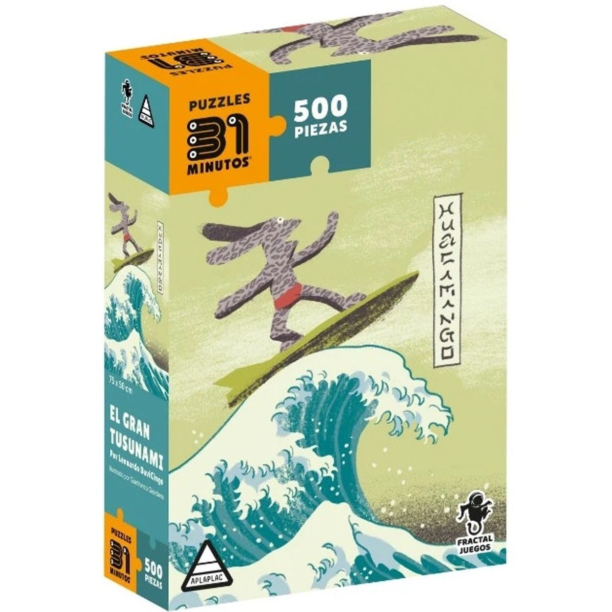 FRACTAL - FRACTAL 31 MINUTOS PUZZLE 500 PIEZAS EL GRAN TUSUNAMI