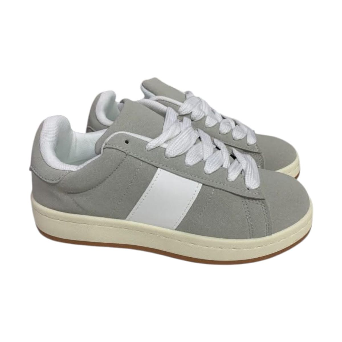 HERIEL - Zapatilla Gris Plataforma Mujer