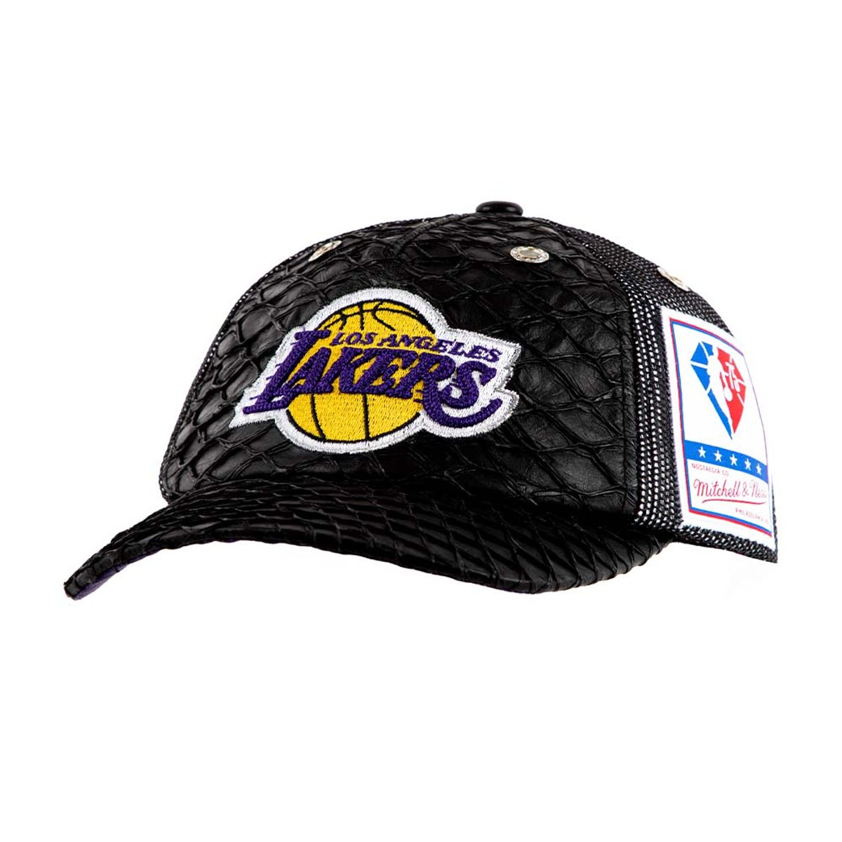 MITCHELL & NESS - Gorro Jockey Mitchell and Ness Los Angeles Lakers Platinum Lux Trucker