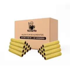 GENERICO - Alusa Film de Alimentos Tía Clarita 30cm*100m - Caja 20 uds