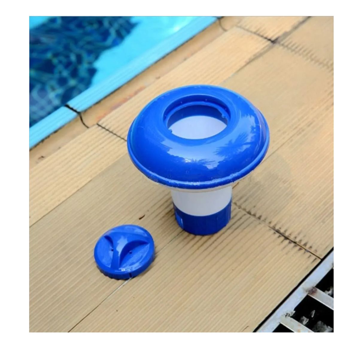 GENERICO - Dosificador Flotante para tabletas de cloro ideal para Piscinas  .