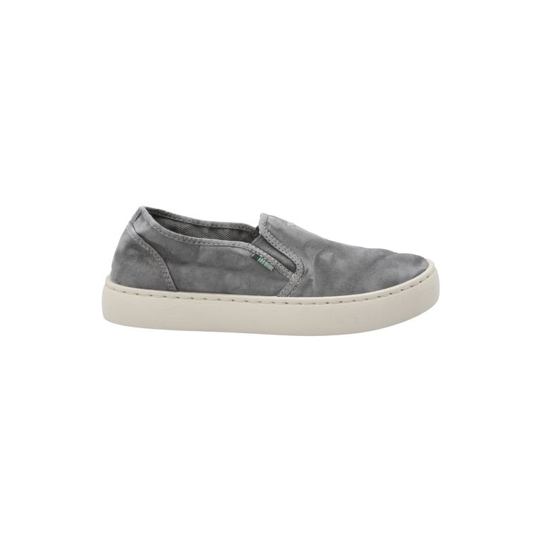 Zapatilla Algodón Orgánico Mujer Kea Gris