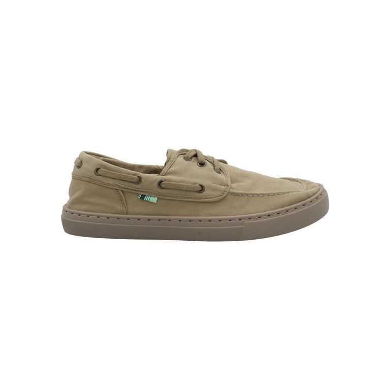 Zapatilla Algodón Orgánico Hombre Napa Café