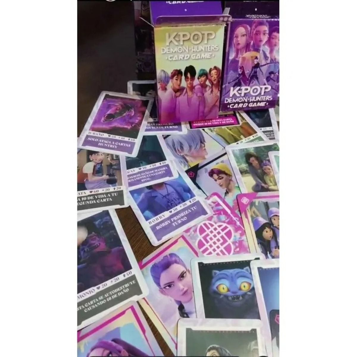 GENERICO - Cartas Demon Hunters K-pop - Juego de mesa Español