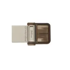 KINGSTON - Pen Drive Usb Datatraveler Microduo Otg 32gb Marrón Liso