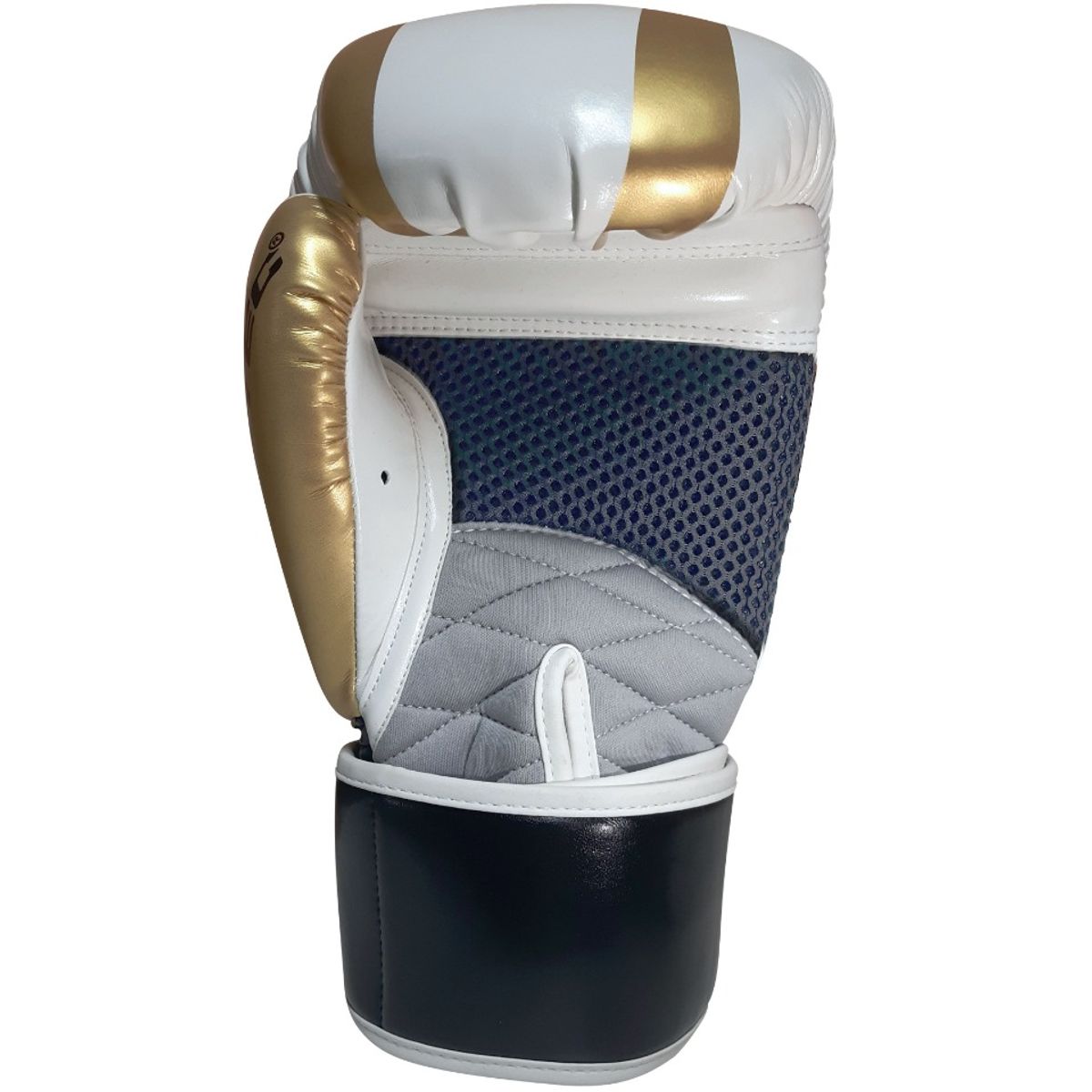 COVERTEC - Guante box combat blanco dorado 10 oz
