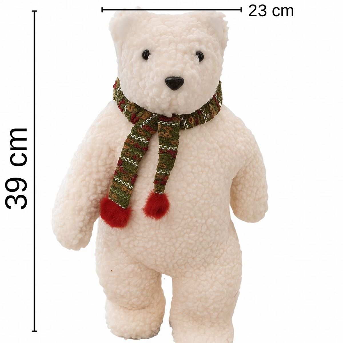 WAKESHOME - Adorno De Árbol De Navidad Oso Peluche Navideño