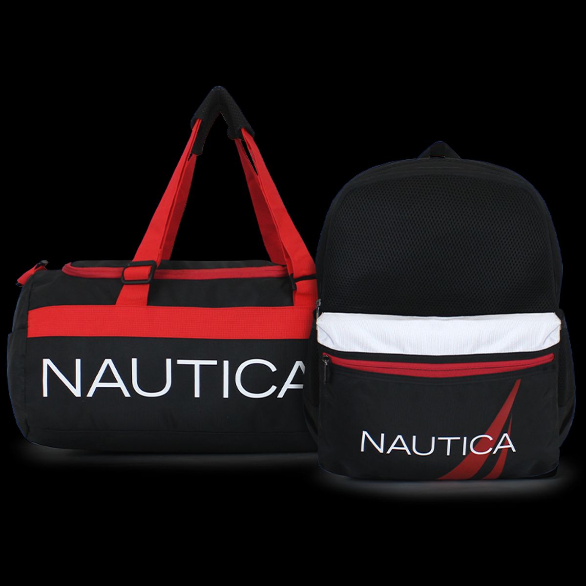 NAUTICA - Bolso Valar + Mochila Stark negra Nautica