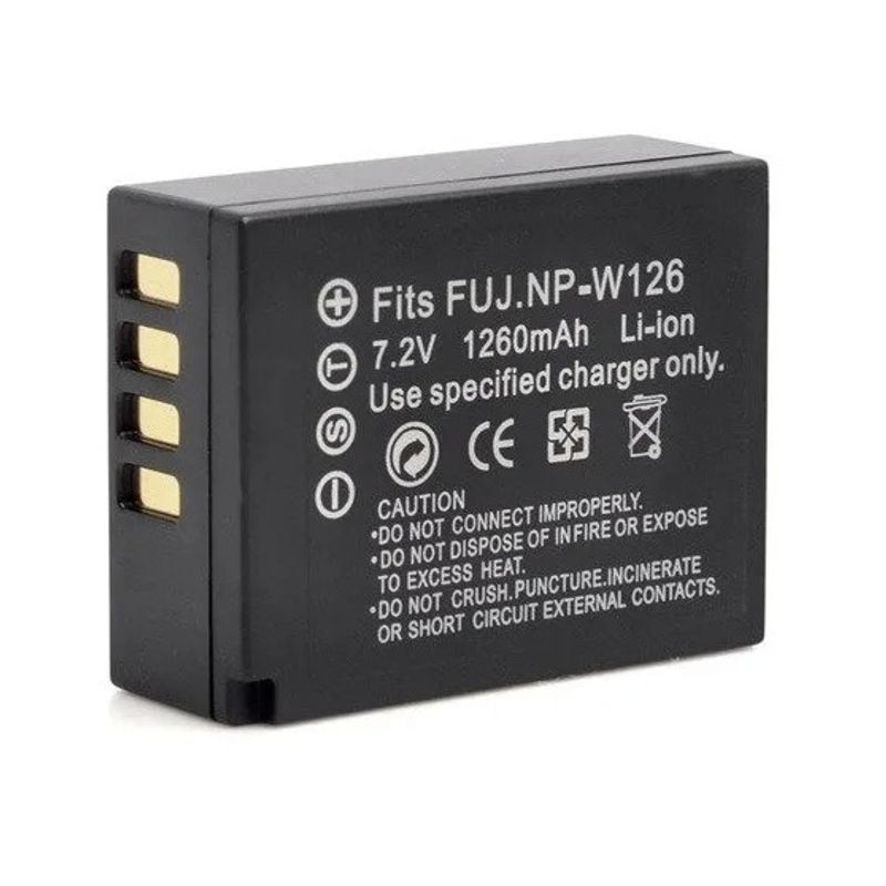 GENERICO - Bateria Compatible con Fuji Np-w126 X-pro 1 Hs30exr Hs33exr