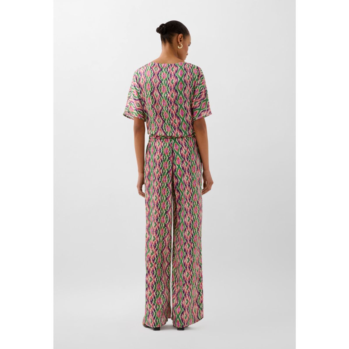 SCALPERS - PANTALÓN ESTAMPADO ROMBOS