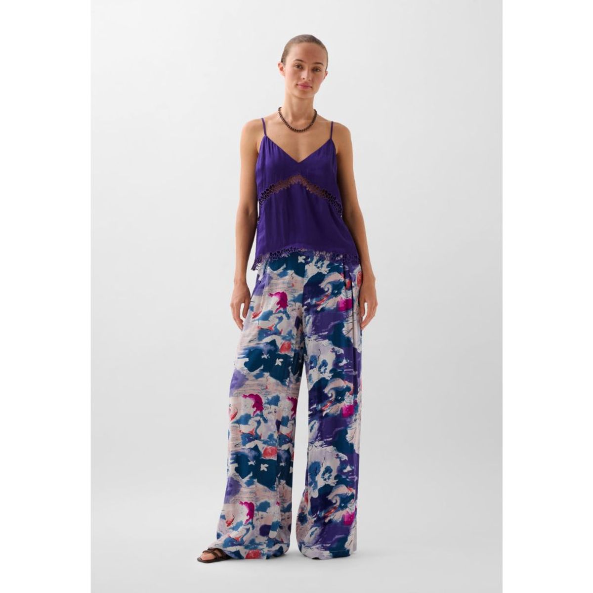 SCALPERS - PANTALON PINZA ESTAMPADO