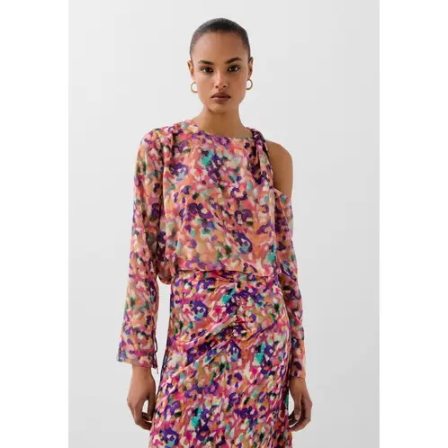 SCALPERS - BLUSA LAZOS ESTAMPADA