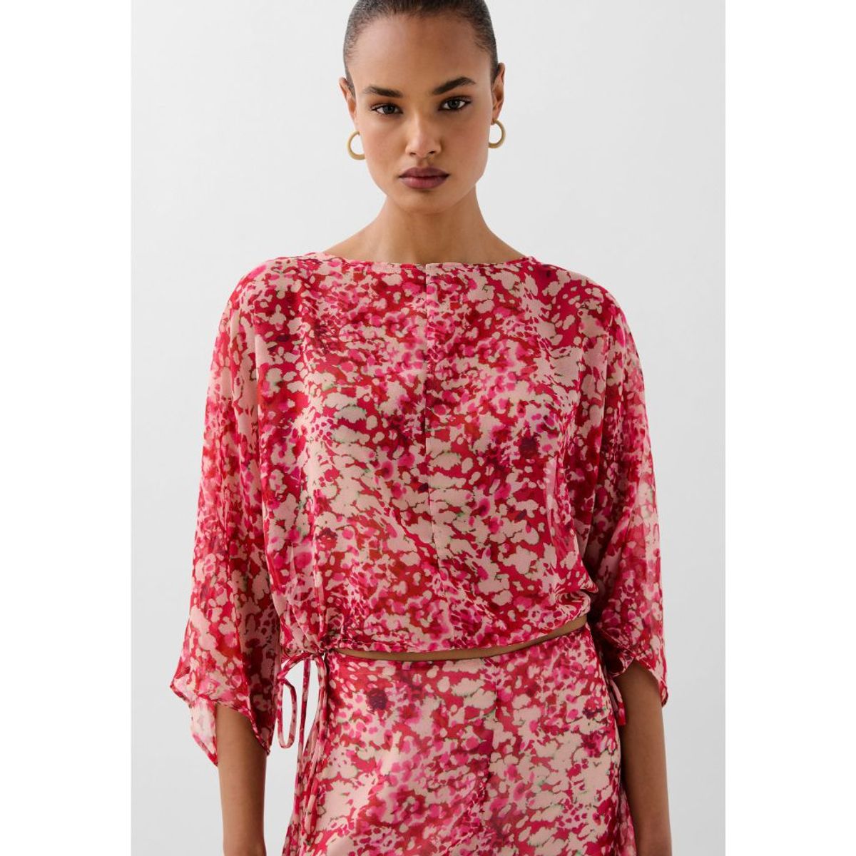 SCALPERS - BLUSA ESTAMPADO PRINT LAZOS