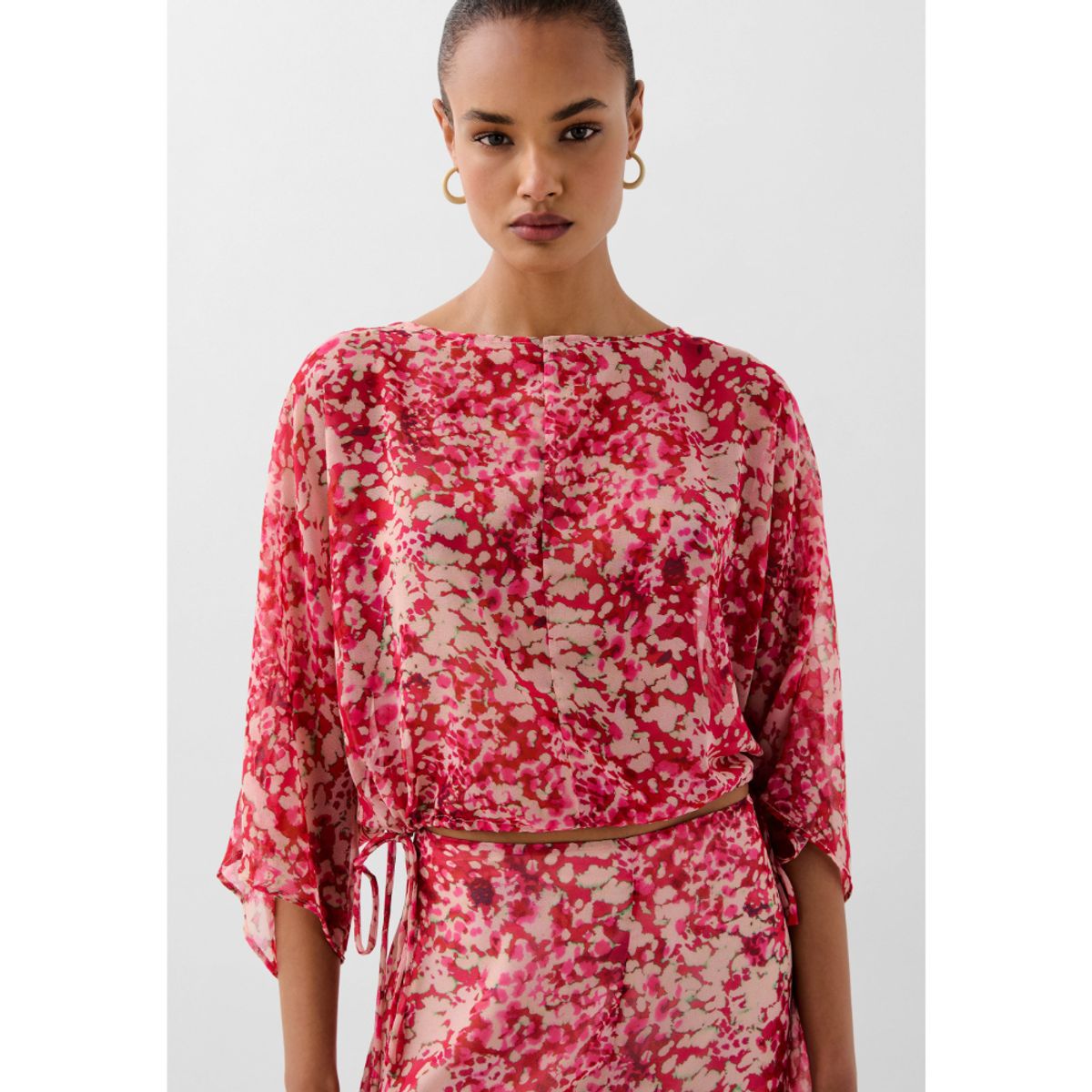 SCALPERS - BLUSA ESTAMPADO PRINT LAZOS