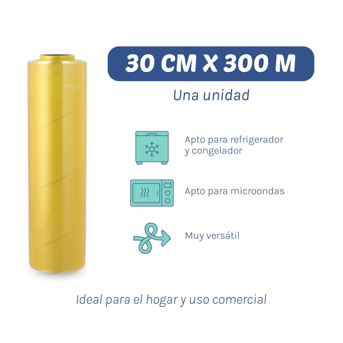 GENERICO - Alusa Film de Alimentos Tía Clarita 30cm*300m - 1 ud