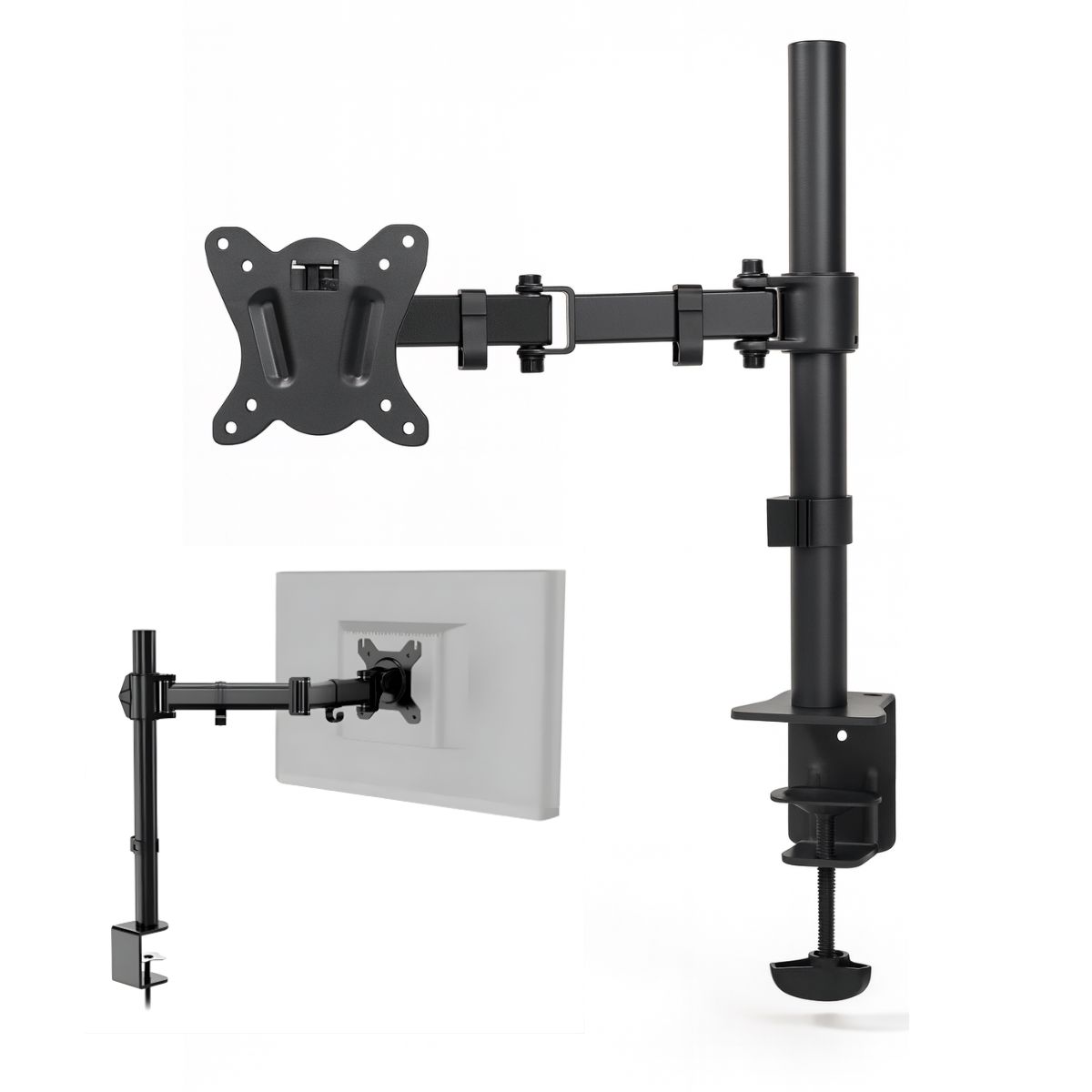 GENERICO - Soporte Para Monitor Tv Televisor Brazo Ajustable 13 A 27