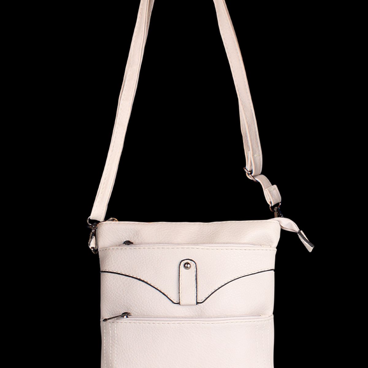 ANABELLA SACHI - Cartera bandolera Felicia blanca invierno Anabella Sachi