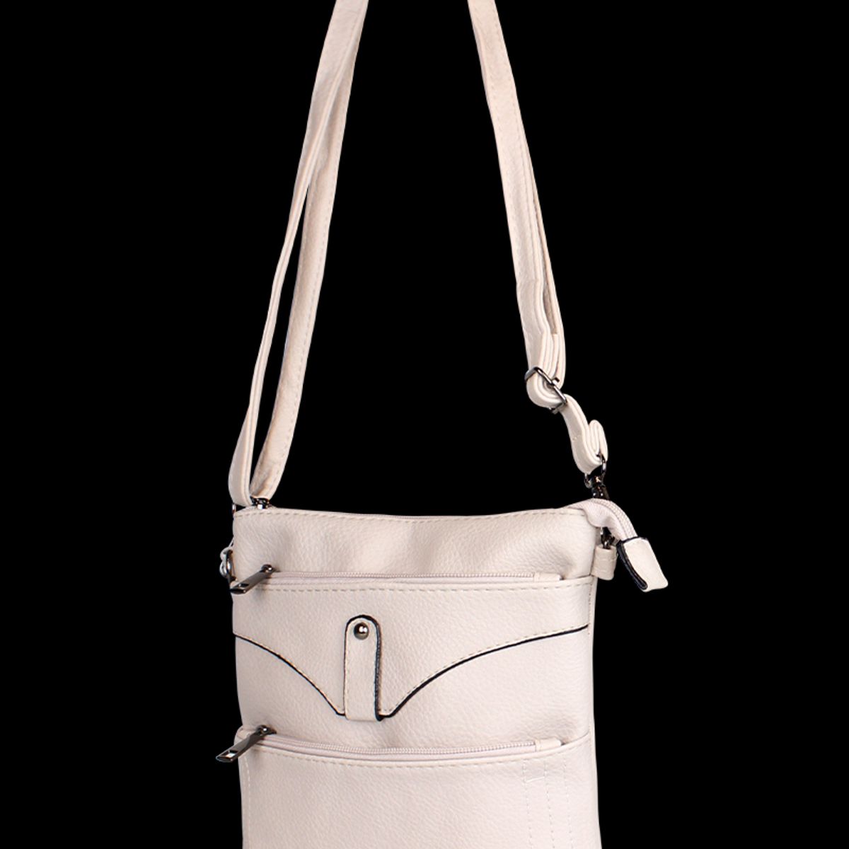 ANABELLA SACHI - Cartera bandolera Felicia blanca invierno Anabella Sachi