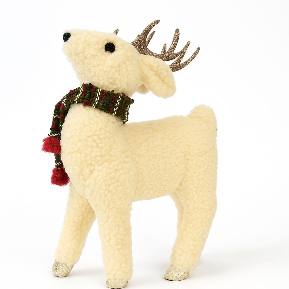 WAKESHOME - Adorno Para Árbol De Navidad Reno Peluche Navideño