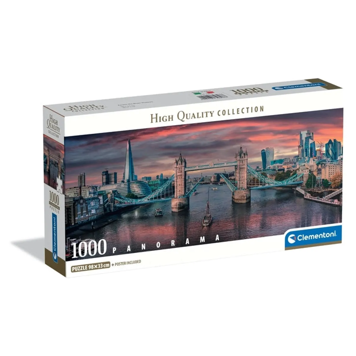 CLEMENTONI - CLEMENTONI 39896 PUZZLE 1000 PIEZAS ACROSS THE RIVER THAMES