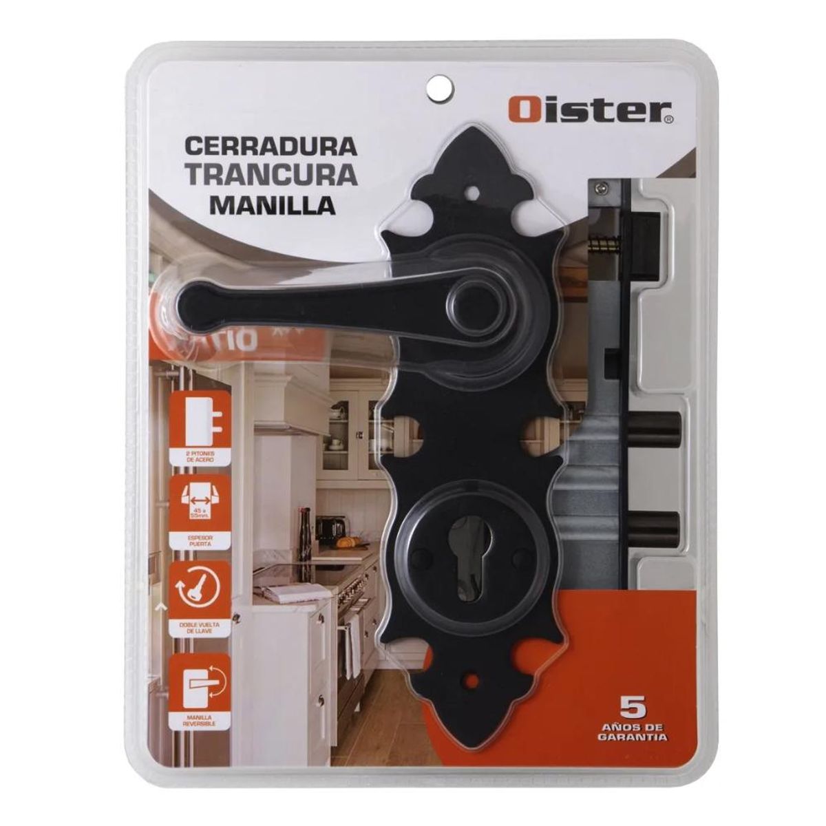OISTER - CERRADURA EMBOISTER TABANCURA MANILLOGIA NEGRO