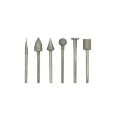 GENERICO - Set 6 Cabezas Puntas Pulir Herramienta Rotativa