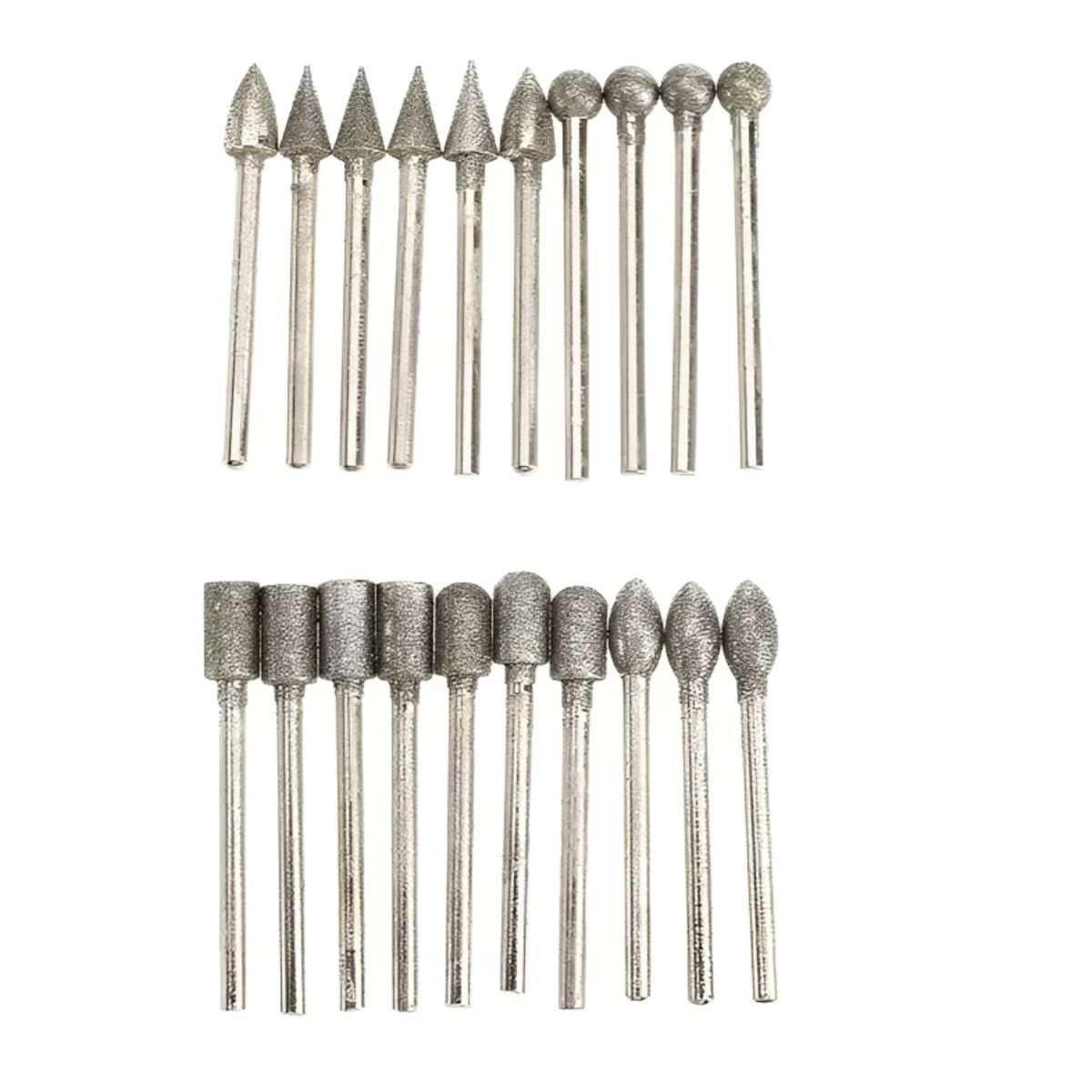 GENERICO - Set 20 Accesorios Puntas Pulido herramientas rotativas 3mm