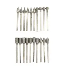 GENERICO - Set 20 Accesorios Puntas Pulido herramientas rotativas 3mm